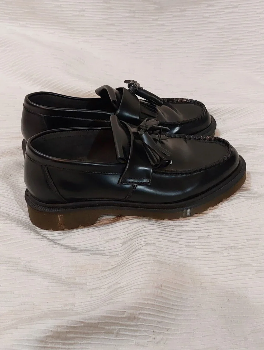 Dr. Martens Black Tassel Loafers Size 6/EU38